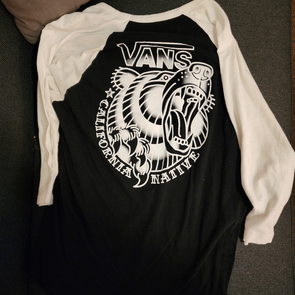 Mens VANS baseball tee
